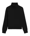 Celine Cashmere Turtleneck Sweater In Black