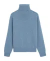 Celine Cashmere Turtleneck Sweater In Blue