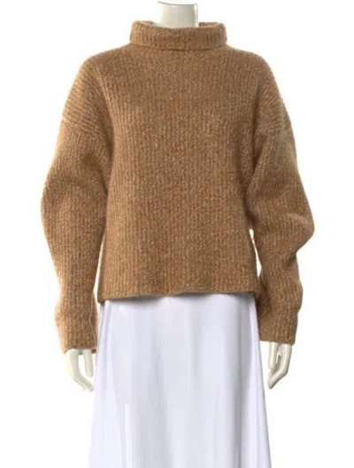 Pre-owned Celine Cashmere Turtleneck Sweater In Neutral