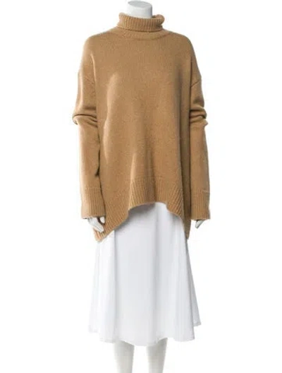 Pre-owned Celine Cashmere Turtleneck Sweater In Neutral