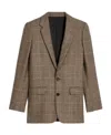 Celine Cashmere Two-button Suit Jacket In Brown