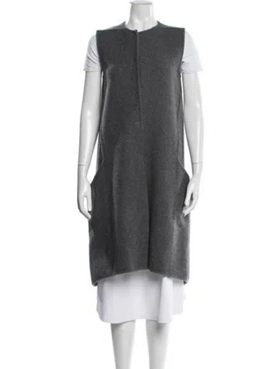 Pre-owned Celine Cashmere Vest In Gray