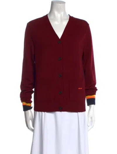 Pre-owned Celine Cashmere V-neck Sweater