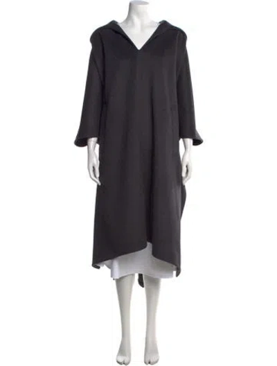 Pre-owned Celine Cashmere V-neck Sweater In Gray