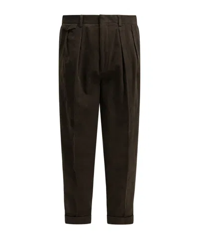 Celine Casual Trousers With Belt Loops In Blue