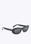 Celine Cat Eye Acetate Sunglasses In Black