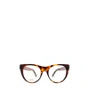 Celine Cat's Eye Flat Lens In Brown