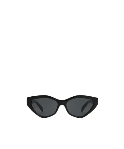 Celine Cat-eye Frame Sunglasses In Black