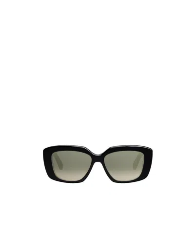 Celine Cat-eye Frame Sunglasses In Black