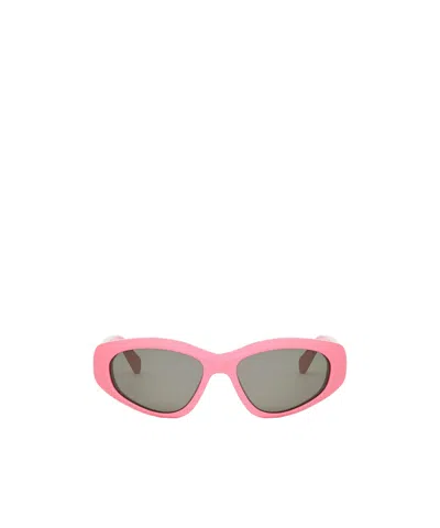 Celine Cat's Eye Frame Sunglasses In Pink