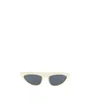 Celine Cat Eye-frame Tinted Sunglasses In White