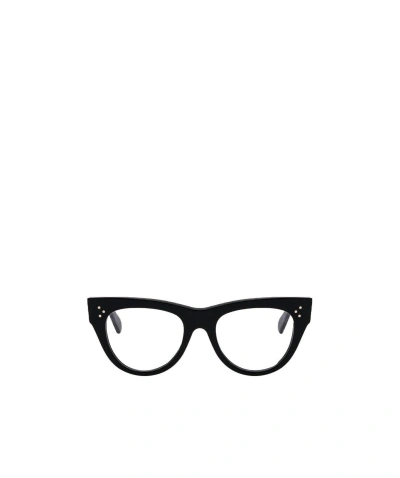 Celine Cat Eye Glasses In Black