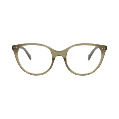 Pre-owned Celine Cat Eye Optical Glasses 'green/transparent' | Women's Size Onesize