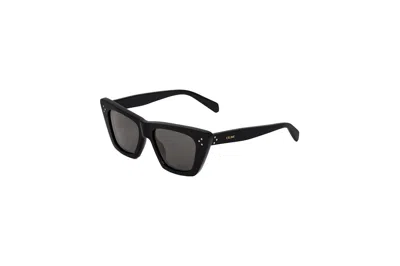 Pre-owned Celine Cat Eye S187 Sunglasses Black (4s187cplb.38no)