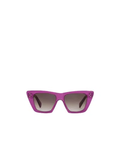 Celine Cat Eye S187 Sunglasses In Acetate In Pink