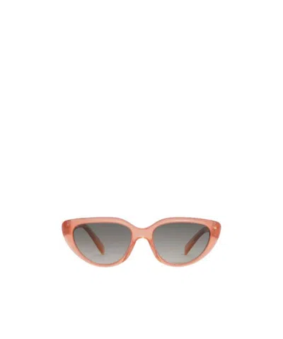 Celine Cat Eye S220 Acetate Sunglasses In Orange