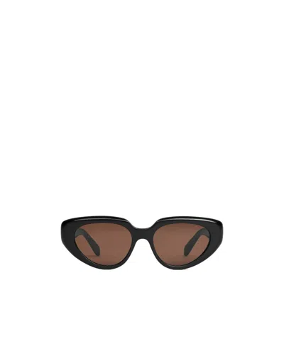 Celine Cat Eye S286 Sunglasses In Acetate In Black