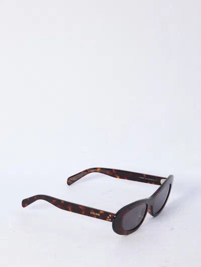 Celine Cat Eye S310 In Brown