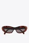 Celine Cat-eye Tortoiseshell Acetate Sunglasses