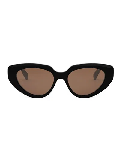 Celine Cat-eye Sunglasses In 01e