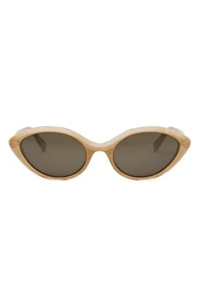 Celine Cat Eye Sunglasses In Brown