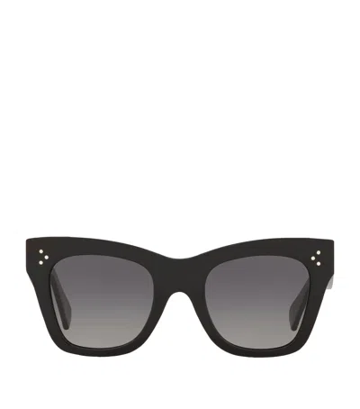 Celine Cat Eye Sunglasses In Black