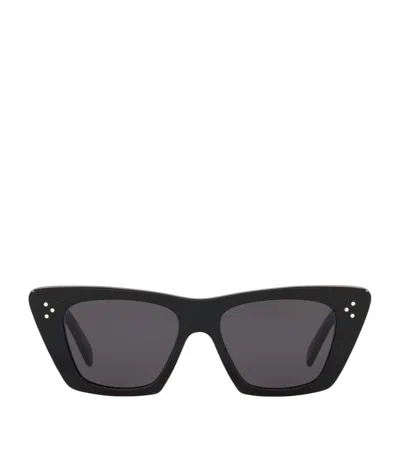 Celine Cat Eye Sunglasses In Black