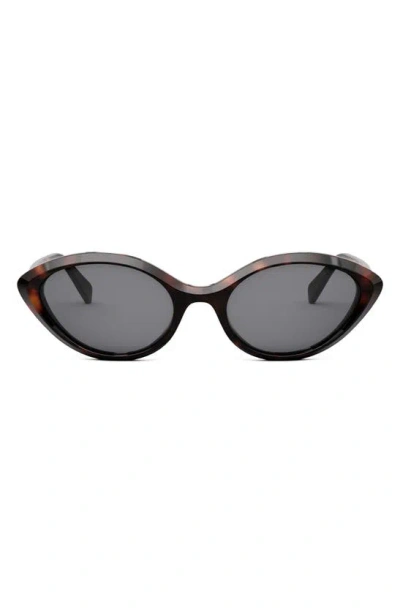 Celine Cat Eye Sunglasses In Black