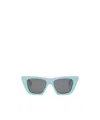 Celine Bold 3 Dots 51mm Cat Eye Sunglasses In Gray