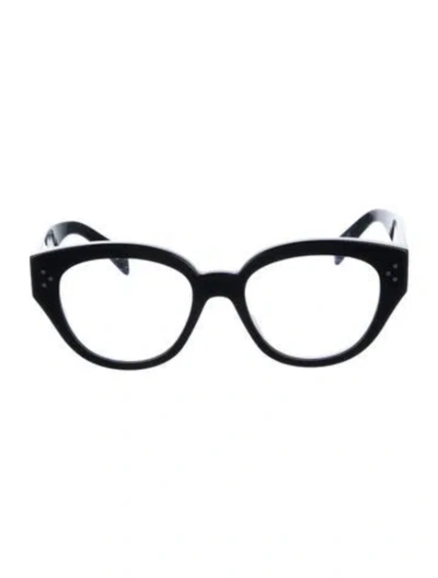 Pre-owned Celine Cat-eye Eyeglasses In Black