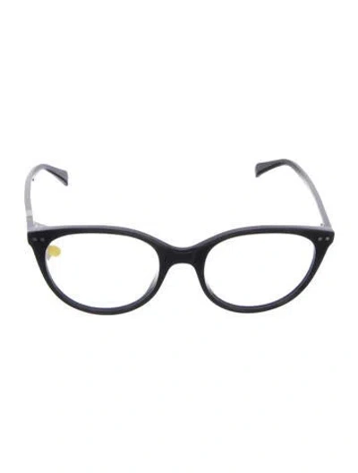 Pre-owned Celine Cat-eye Eyeglasses In Black
