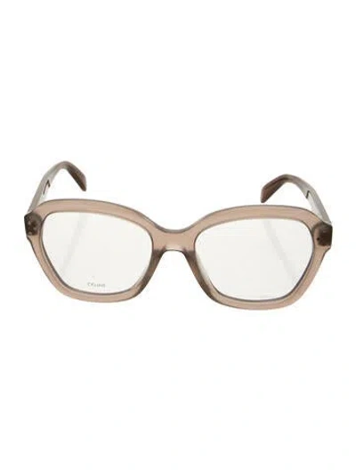 Pre-owned Celine Cat-eye Eyeglasses In Neutrals