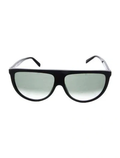 Pre-owned Celine Cat-eye Gradient Sunglasses In Black