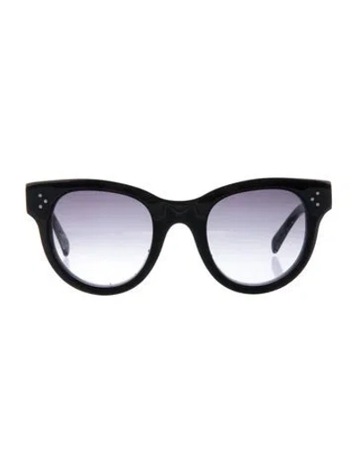 Pre-owned Celine Cat-eye Gradient Sunglasses In Black