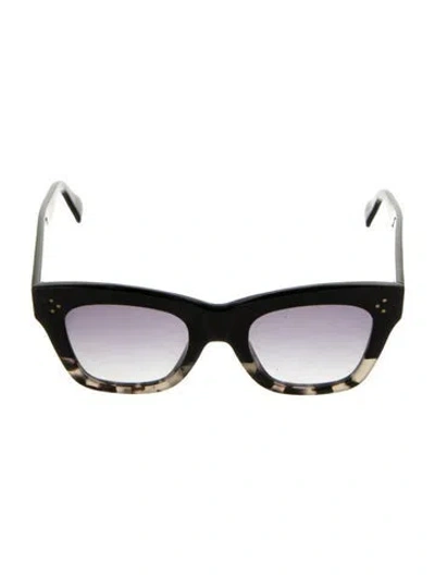 Pre-owned Celine Cat-eye Gradient Sunglasses In Black