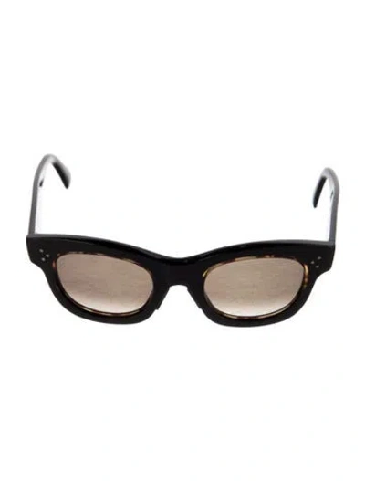 Pre-owned Celine Cat-eye Gradient Sunglasses In Black
