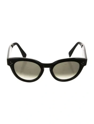Pre-owned Celine Cat-eye Gradient Sunglasses In Black