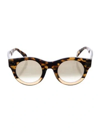Pre-owned Celine Cat-eye Gradient Sunglasses In Brown