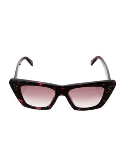 Pre-owned Celine Cat-eye Gradient Sunglasses In Brown