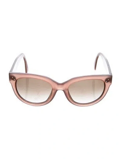 Pre-owned Celine Cat-eye Gradient Sunglasses In Brown