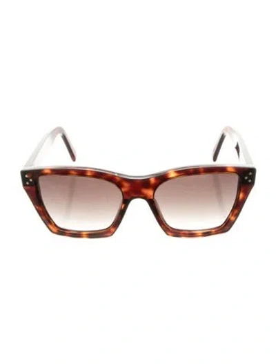 Pre-owned Celine Cat-eye Gradient Sunglasses In Brown