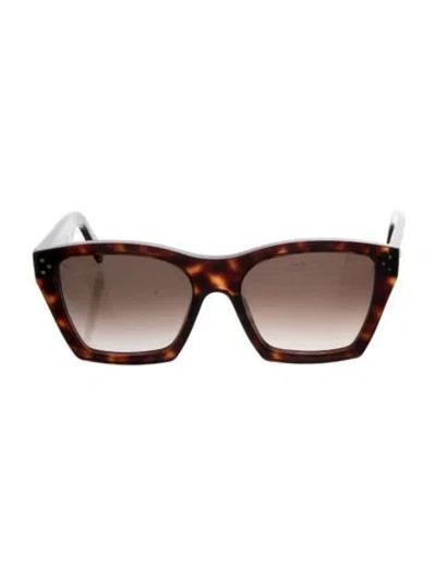 Pre-owned Celine Cat-eye Gradient Sunglasses In Brown