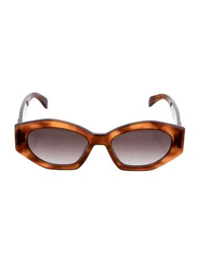 Pre-owned Celine Cat-eye Gradient Sunglasses In Brown