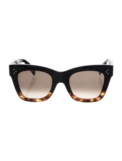 Pre-owned Celine Cat-eye Gradient Sunglasses In Multi