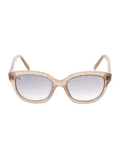 Pre-owned Celine Cat-eye Gradient Sunglasses In Neutrals