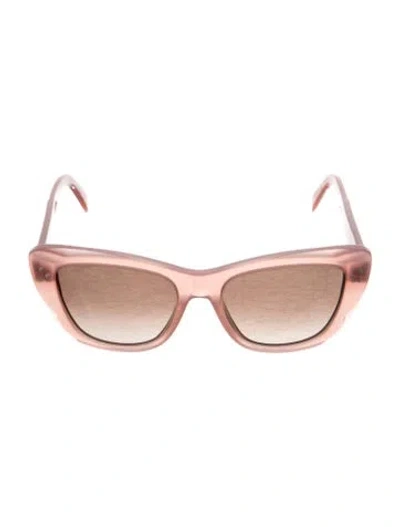 Pre-owned Celine Cat-eye Gradient Sunglasses In Pink