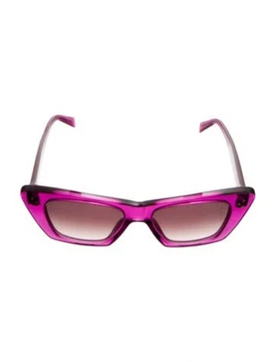 Pre-owned Celine Cat-eye Gradient Sunglasses In Purple
