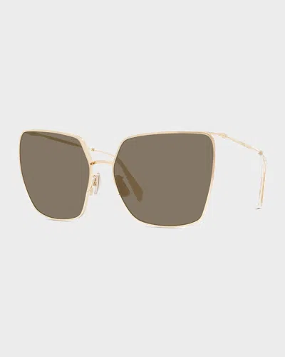 Celine Cat-eye Metal Sunglasses In Multi