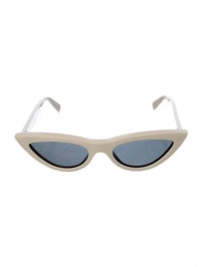 Pre-owned Celine Cat-eye Mirrored Sunglasses In Neutral