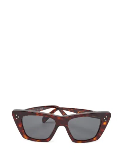 Pre-owned Celine Cat-eye Sunglasses In Brown